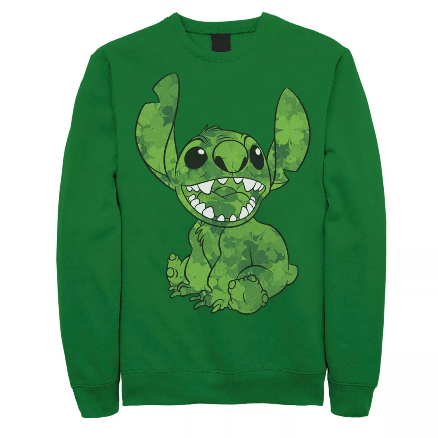 

Мужской свитшот Disney Lilo & Stitch Stitch Stitch Shamrock Fill Licensed Character