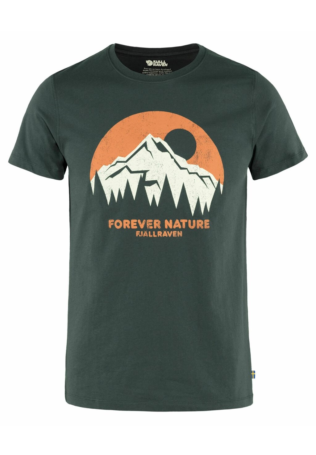 

Футболка с принтом Fjallraven, зеленый