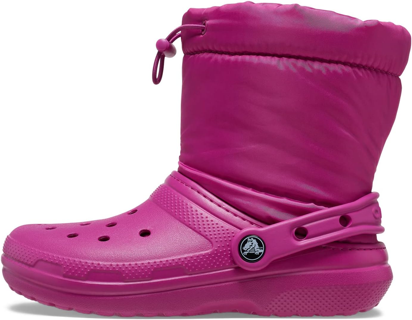 Зимние ботинки Classic Lined Neo Puff Boot Crocs, цвет Fuchsia Fun ботинки crocs classic lined neo puff boot цвет canary canary