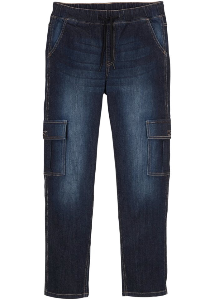 

Джинсы карго свободного кроя для мальчиков John Baner Jeanswear, синий