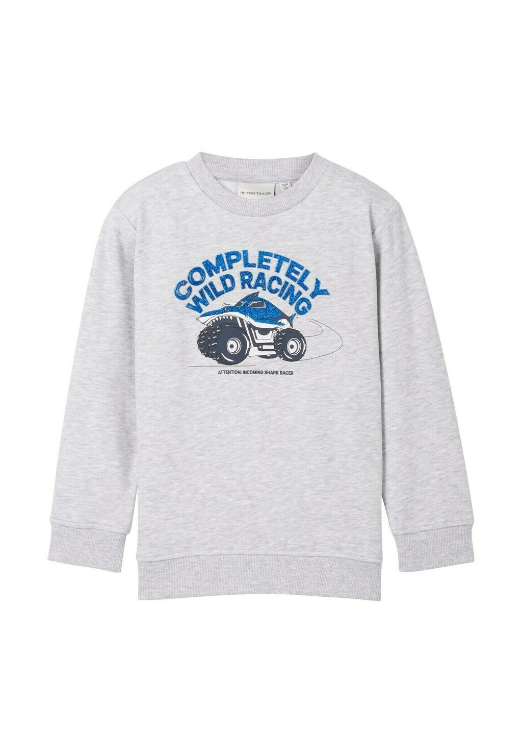 

Свитшот TOM TAILOR, цвет light stone grey melange