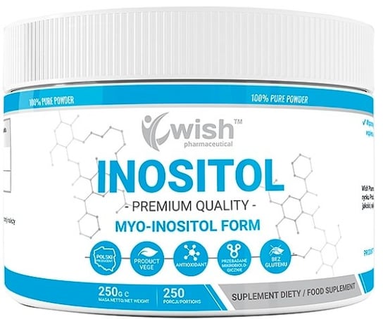 Wish, Инозитол, витамин B8, растительный порошок, 250 г Wish Pharmaceutical