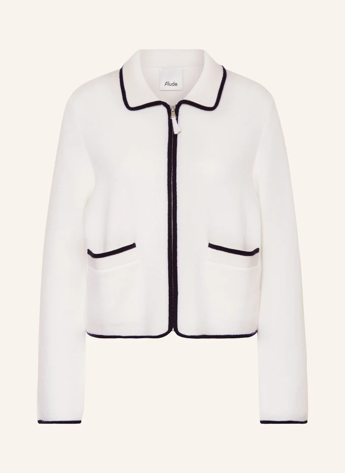 

Кардиган с кашемиром Allude, экрю