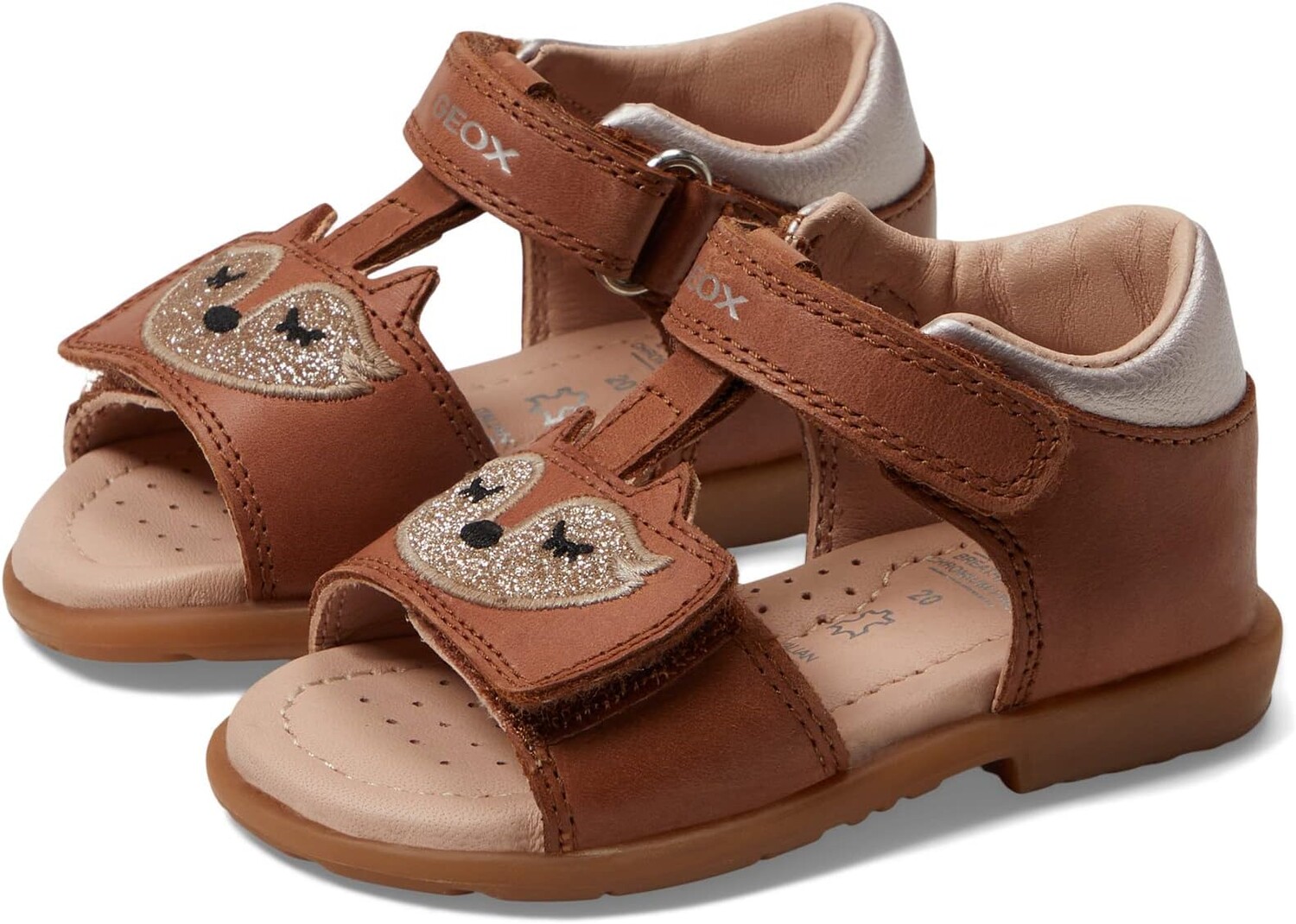 

Сандалии на плоской подошве Verred 36 Geox, цвет Brandy