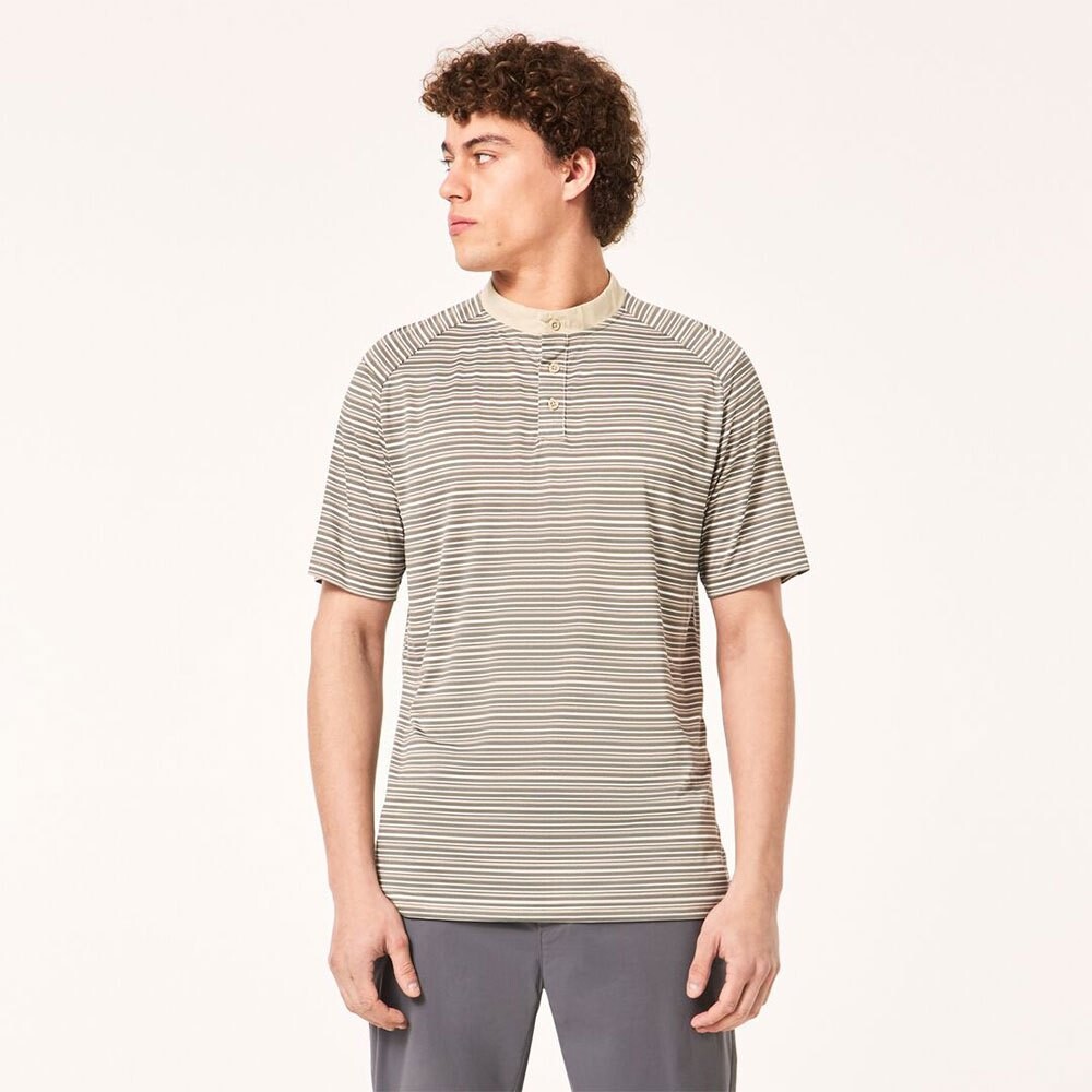 

Поло Oakley Fringe Stripe, бежевый