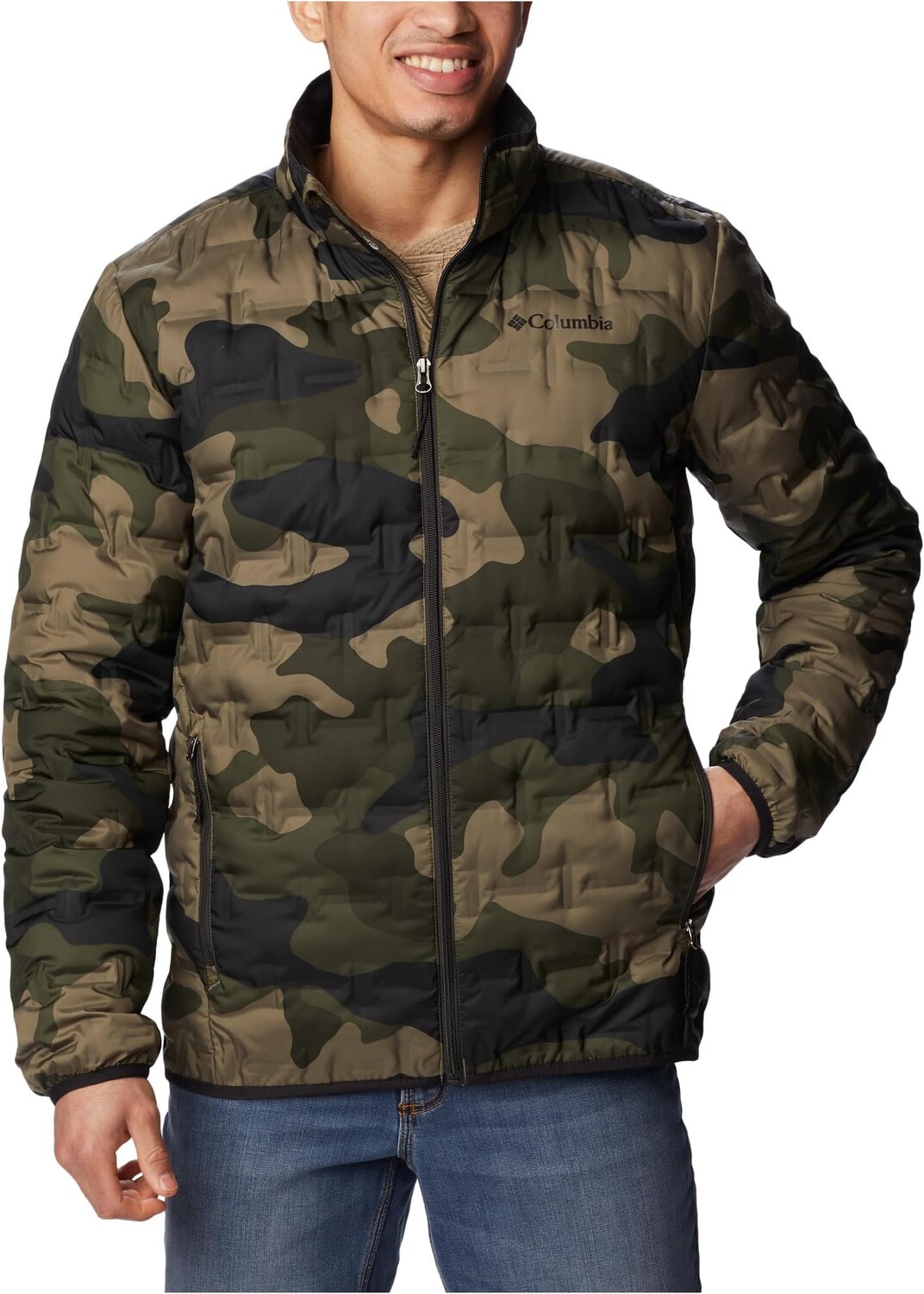 

Пуховик Delta Ridge Columbia, цвет Stone Green Mod Camo Print