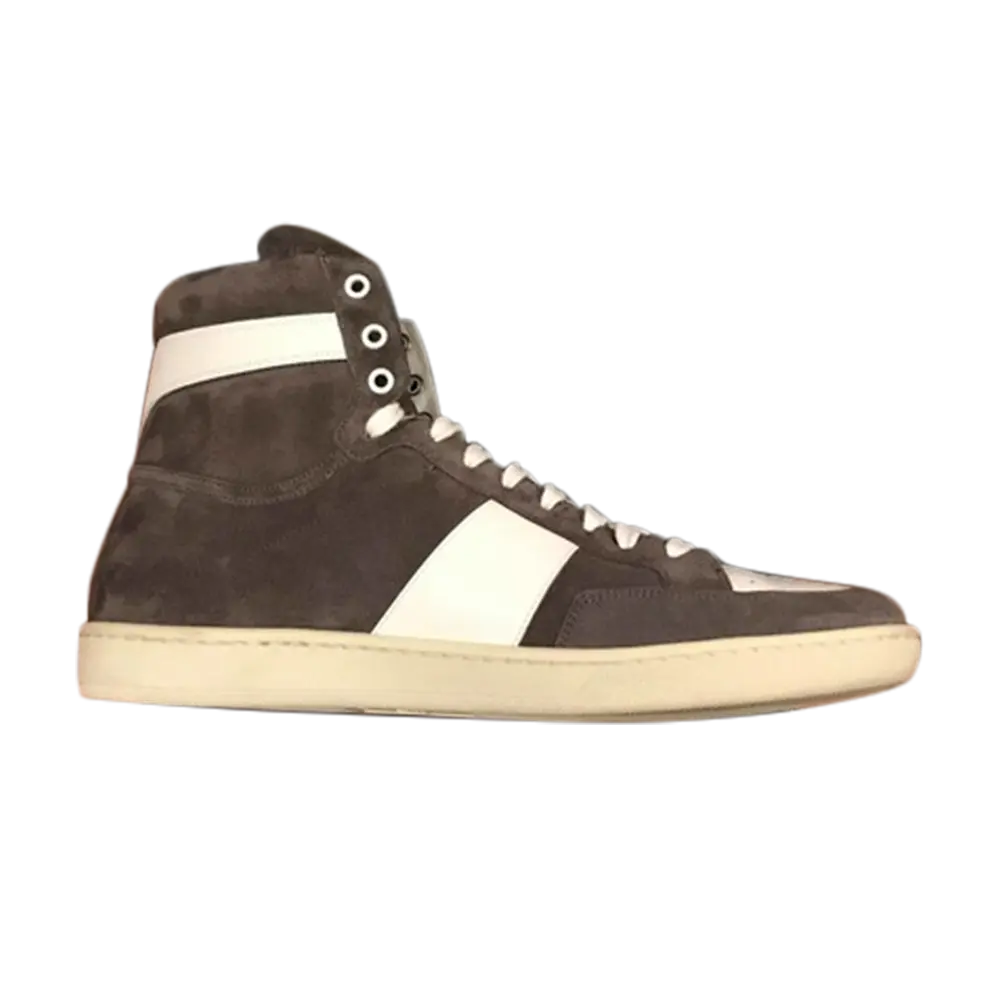 

Высокие кроссовки Saint Laurent High Top Sneaker, серый