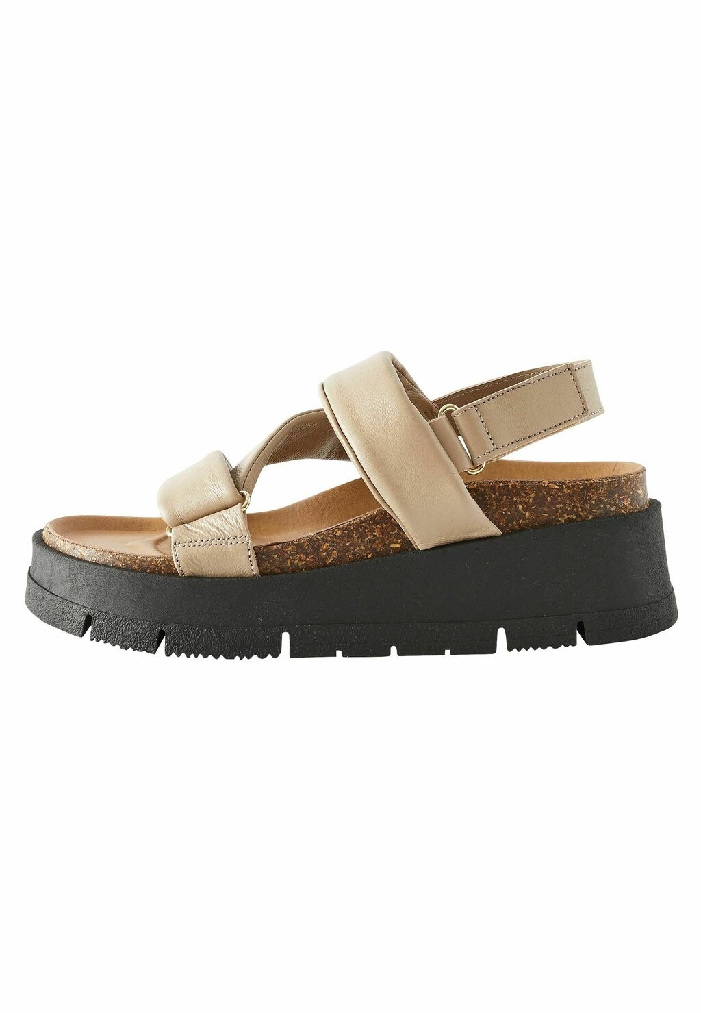 

Босоножки на танкетке REGULAR FIT Next, цвет taupe brown