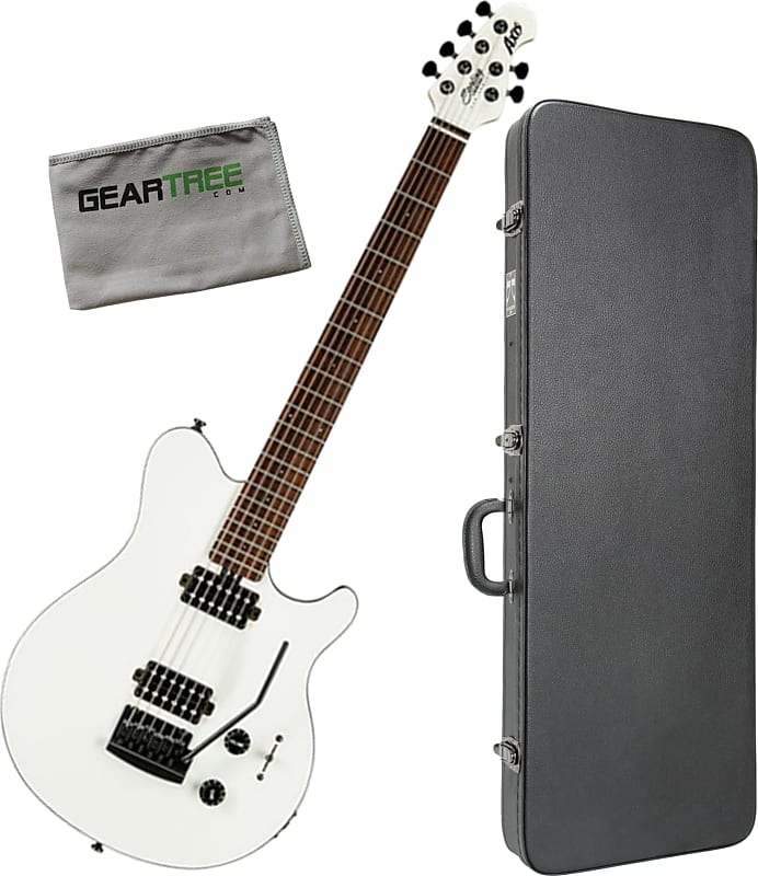 

Электрогитара Sterling AX3S-WH-R Axis White w/Black Binding Electric Guitar w/ Hard Case and Cloth