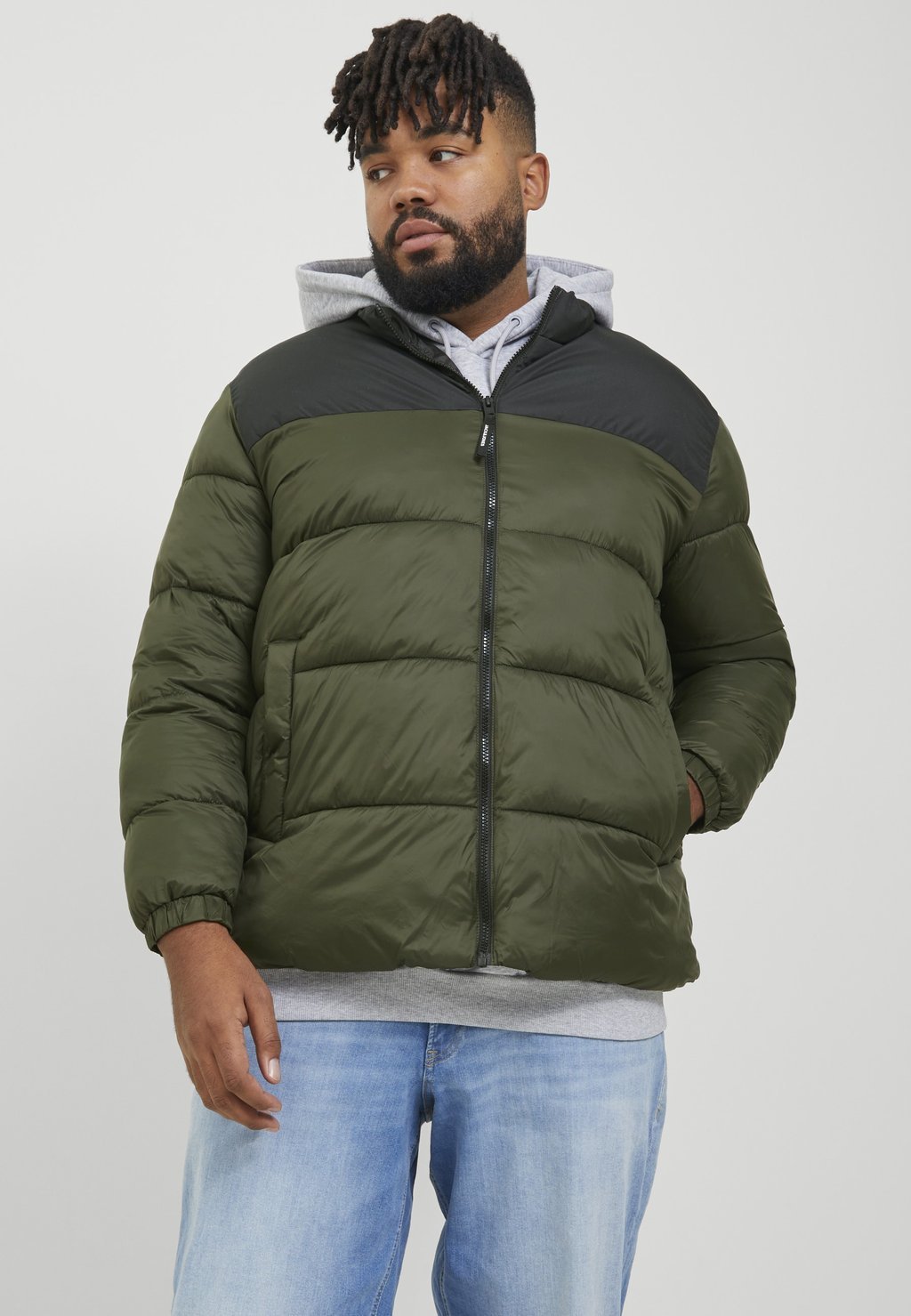 

Куртка Jack & Jones ETOBY PUFFER COLLAR PLS, цвет rosin