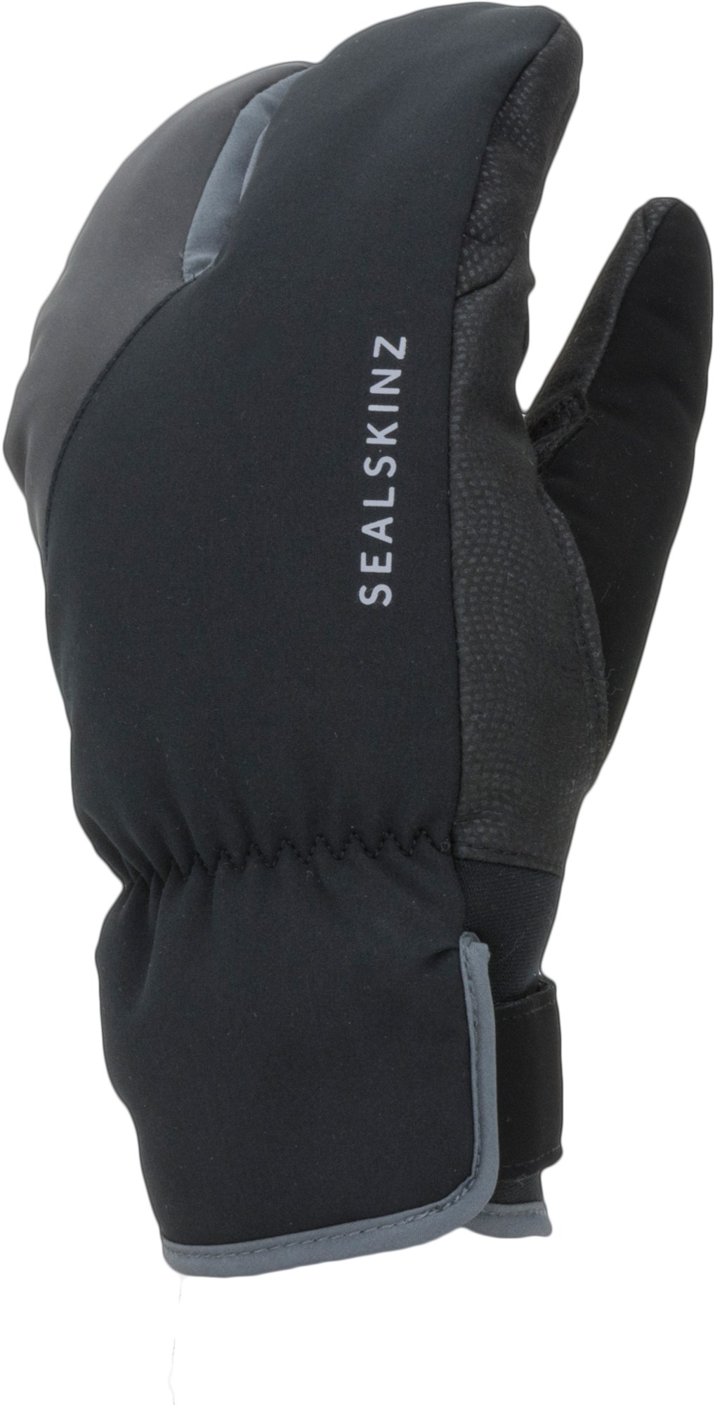 Велосипедные перчатки Barwick с раздвоенными пальцами для экстремальной холодной погоды Sealskinz, черный