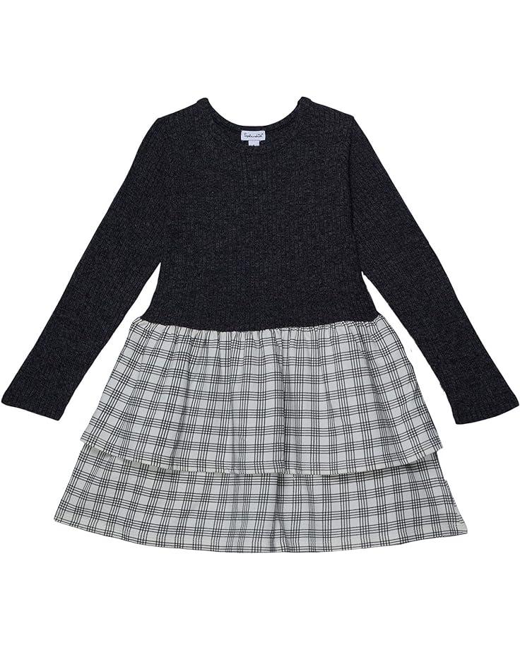 

Платье Splendid Littles Plaid Ruffle Dress, цвет Jet Stream Plaid