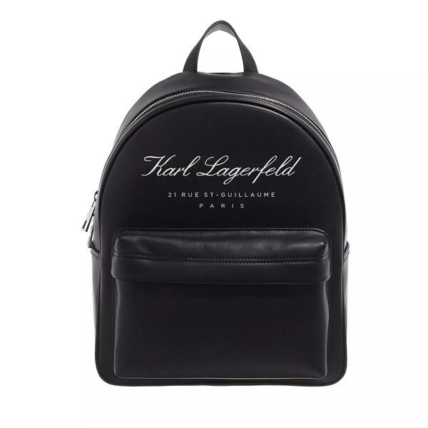 

Рюкзак hotel karl backpack tech leath Karl Lagerfeld, черный