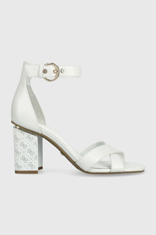 

Кожаные сандалии YANCY Guess, белый