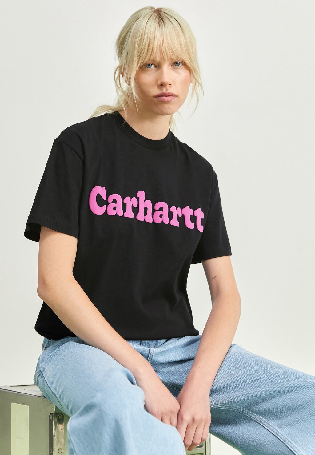 

Футболка с принтом BUBBLES Carhartt WIP, черный