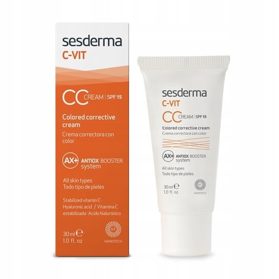 

Крем выравнивает цвет Spf15 Sesderma C-Vit CC