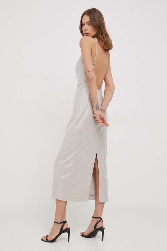 Платье Келвин Кляйн Calvin Klein, серый платье с пайетками calvin klein jeans бежевый