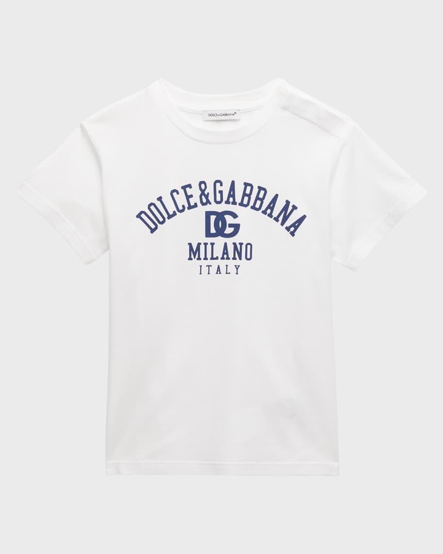 

Университетская футболка с логотипом для мальчиков, размер 12–30 м Dolce&Gabbana