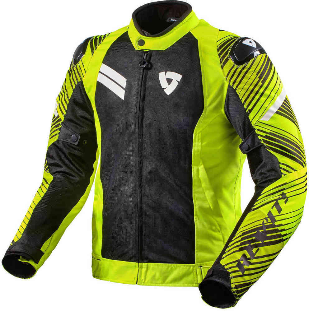 цена Мотоциклетная текстильная куртка Apex Air H2O Revit, черный желтый