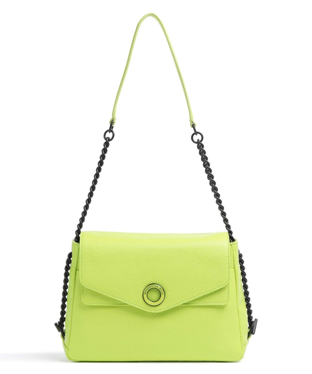 

Сумка через плечо Mellow Neon из зернистой телячьей кожи. Mandarina Duck, зеленый