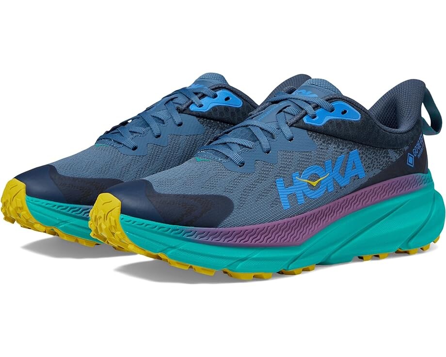 

Кроссовки Hoka Challenger 7 GORE-TEX, цвет Real Teal/Tech Green