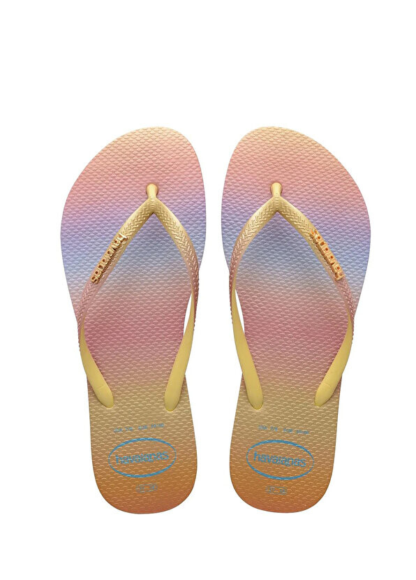 

Тонкие женские пляжные тапочки с градиентом sunset Havaianas