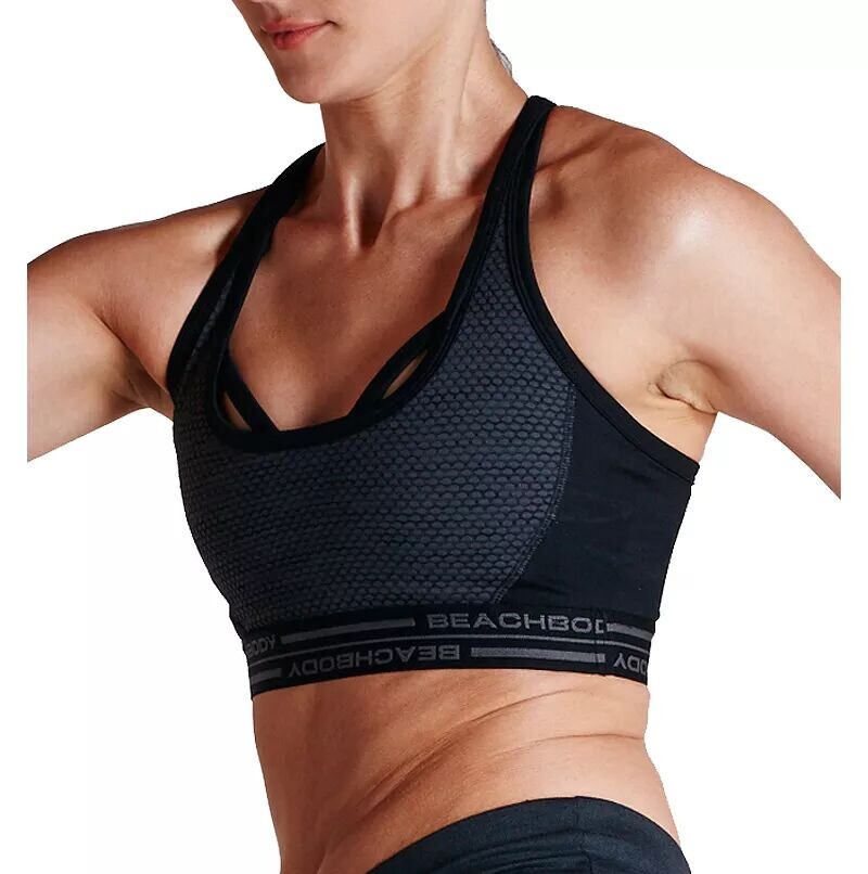 

Женский бюстгальтер-кроссовер Beachbody Infuse, черный