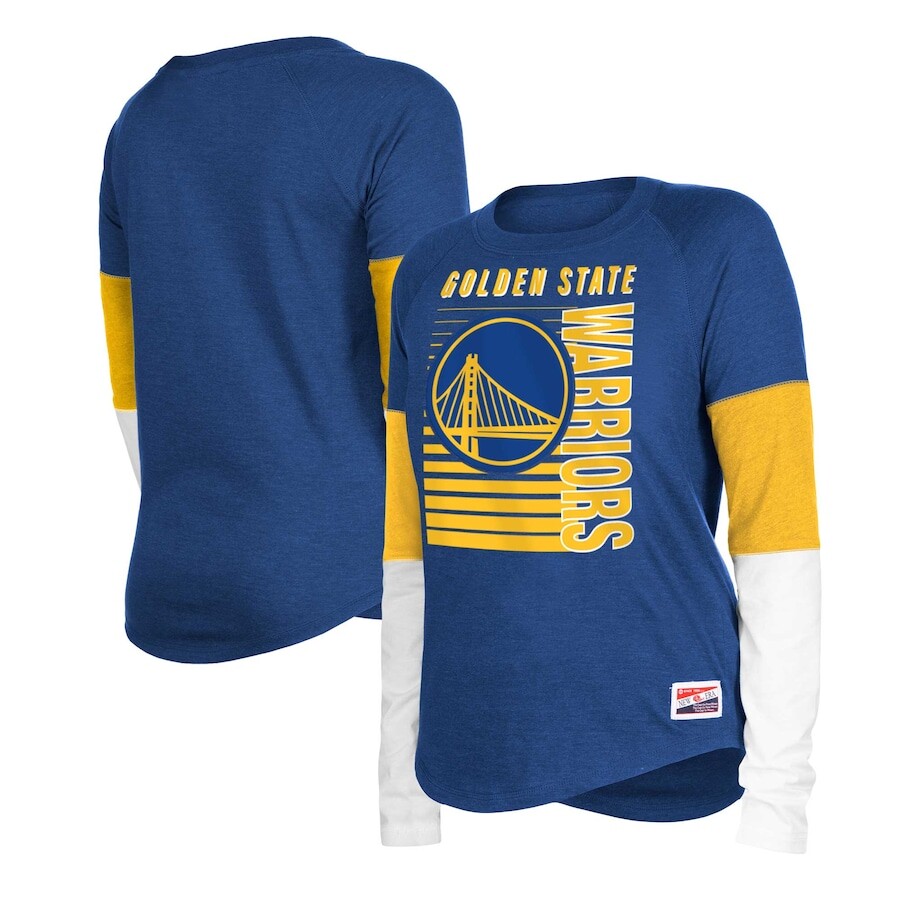 

Футболка с длинным рукавом New Era Golden State Warriors, роял