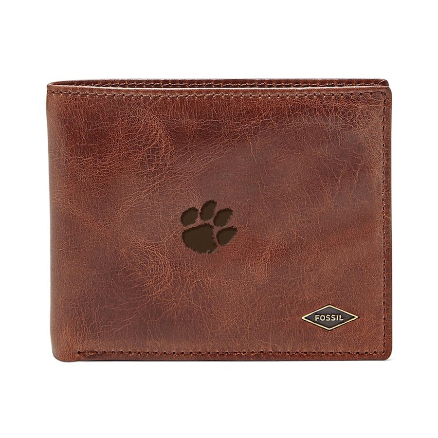 

Кошелек Fossil Clemson Tigers, коричневый