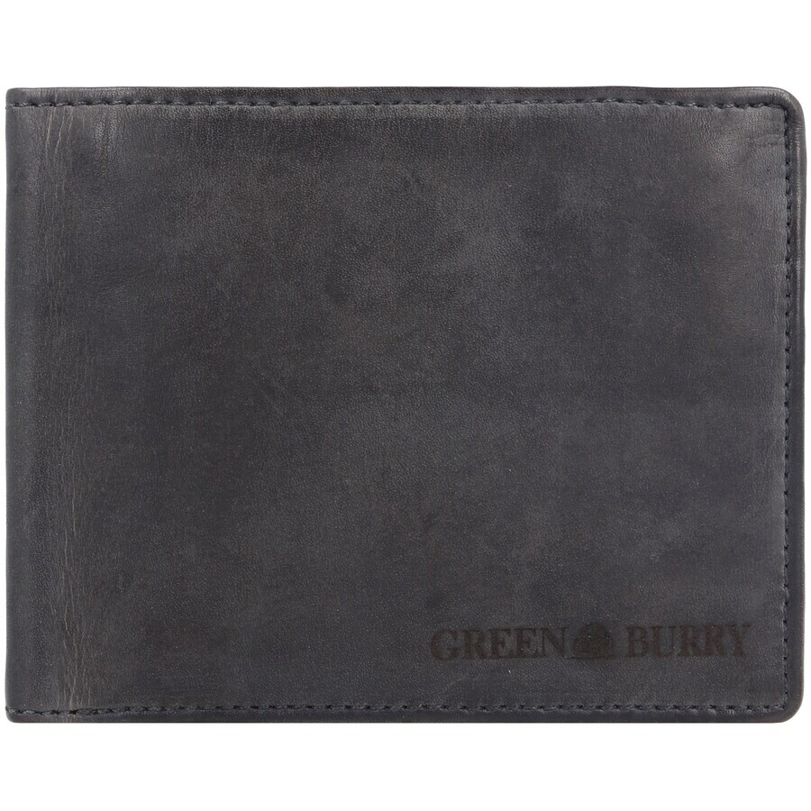 

Кошелек GREENBURRY Wallet Vintage Washed, серый