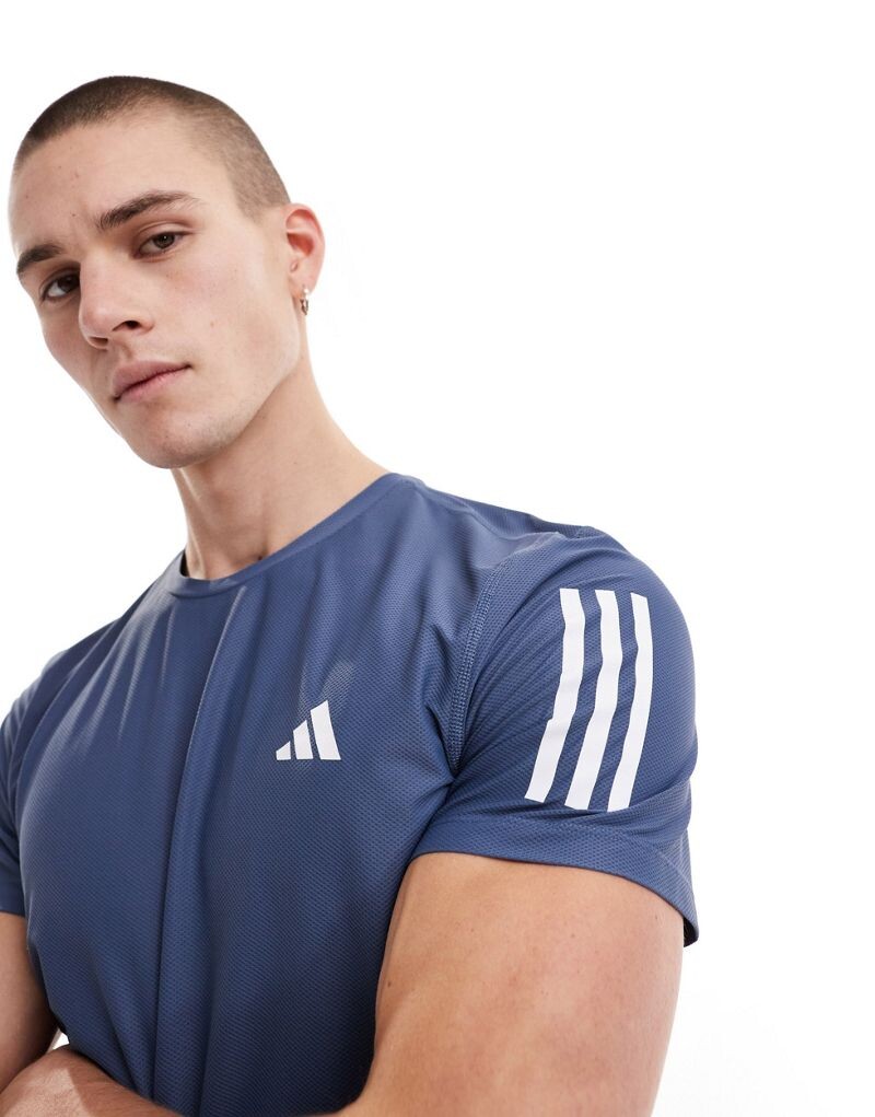 

Adidas Running – Own The Run – темно-синяя футболка adidas
