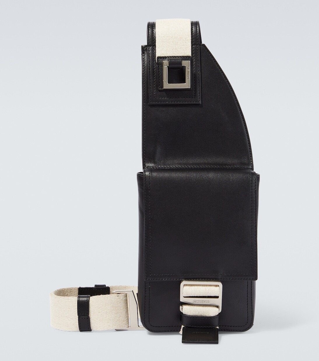 

Кожаная сумка через плечо la banane cuerda Jacquemus, черный