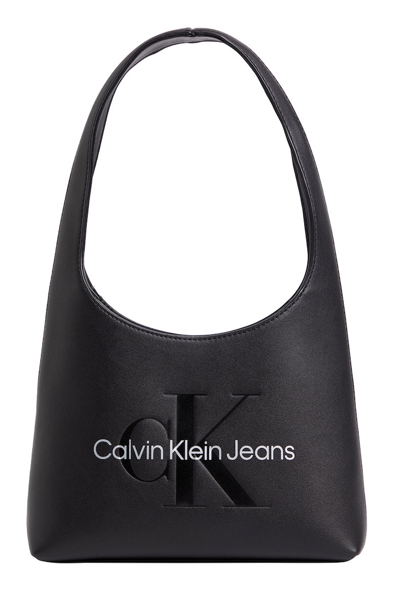 Сумка из экокожи с логотипом Calvin Klein Jeans, черный
