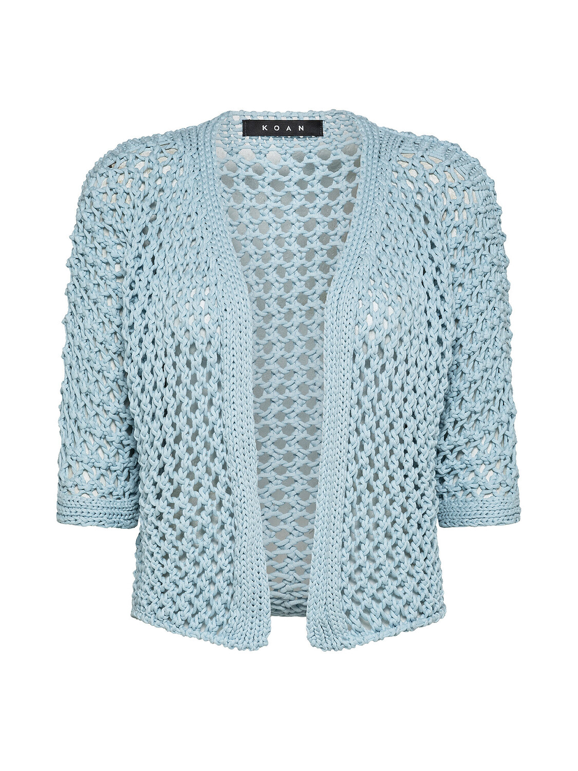 

Ажурный кардиган Koan Knitwear, светло-синий