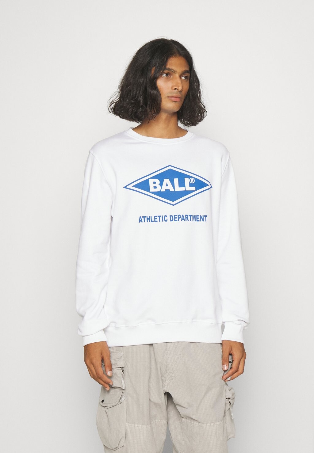 

Толстовка BALL RYAN UNISEX, цвет optical white