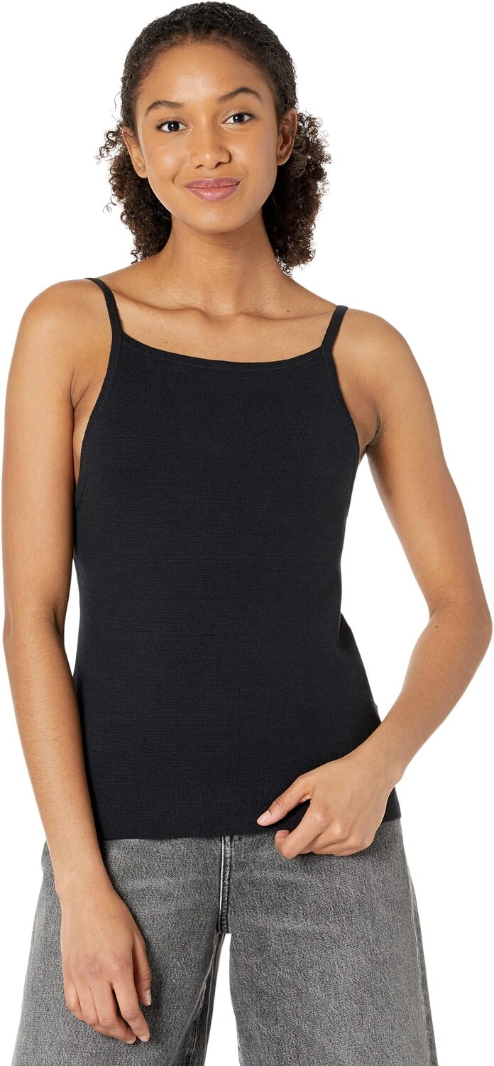 

Топ Madewell Apron Sweater Tank, цвет True Black