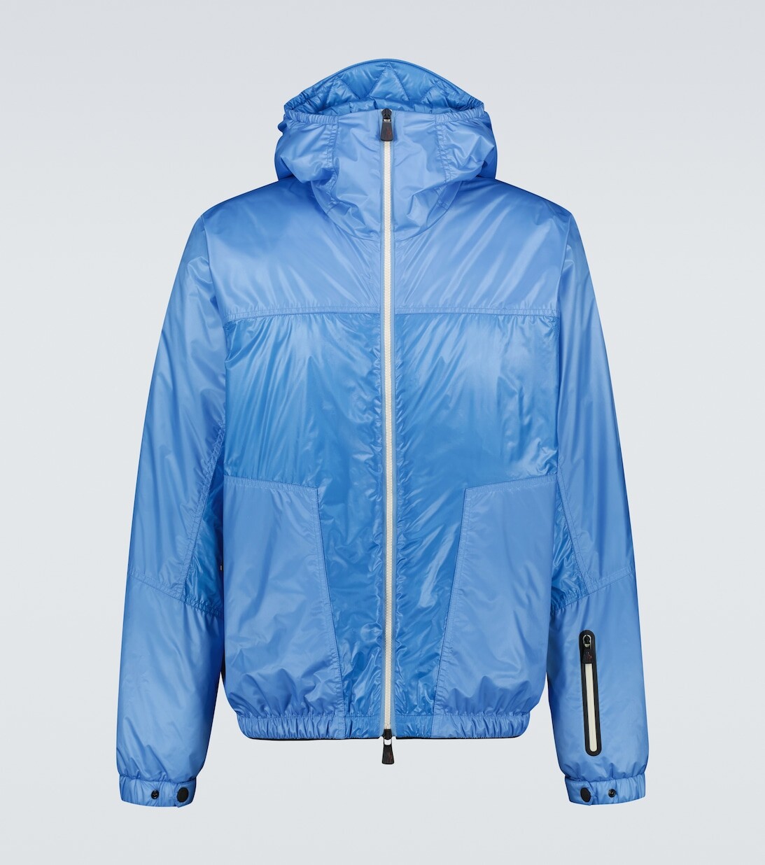 Пуховик Moncler Grenoble, синий оранжевый пуховик montgirod moncler grenoble