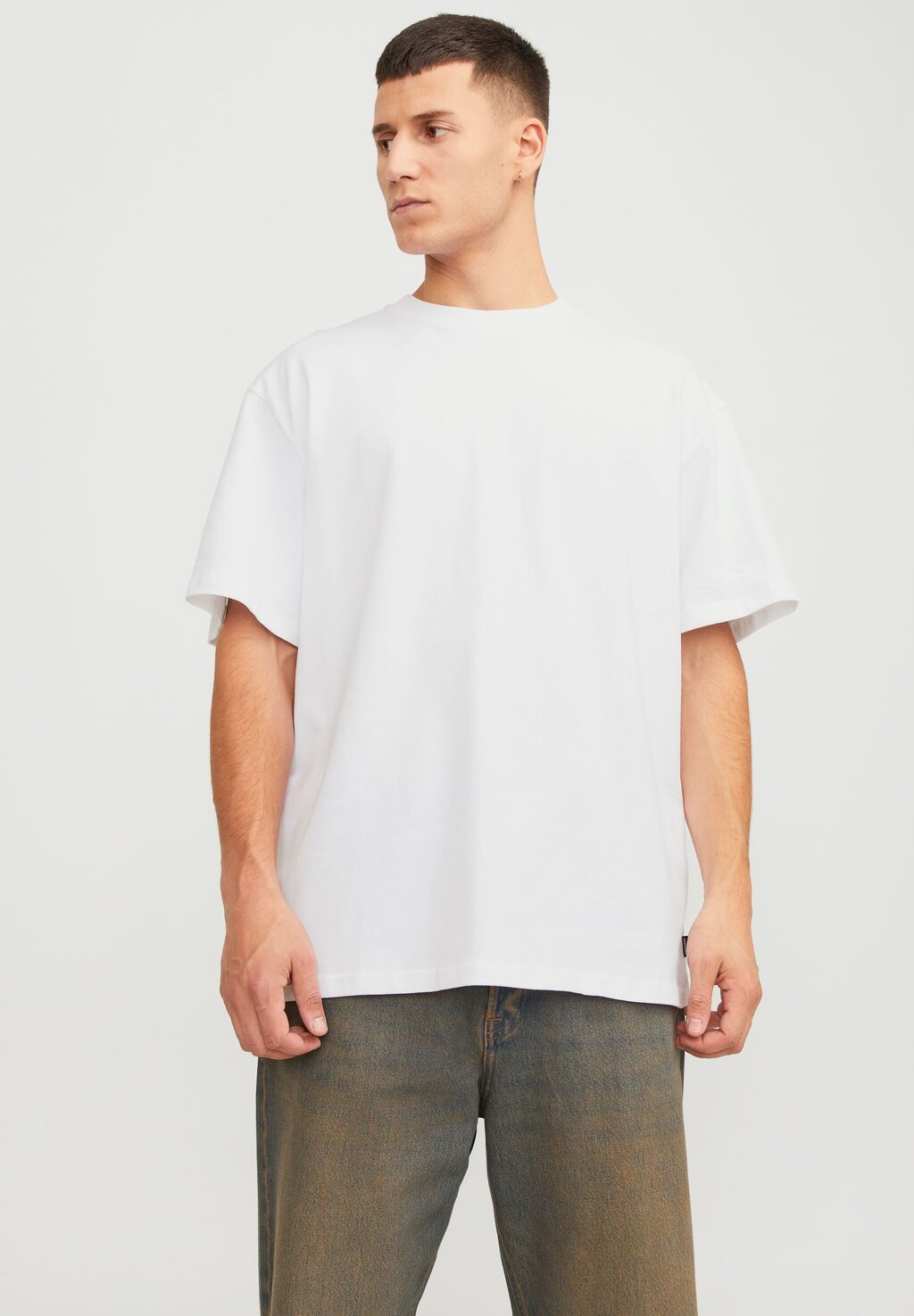 

Футболка с принтом Jprblaharvey Legacy Tee Crew Neck Unisex Jack & Jones, белый