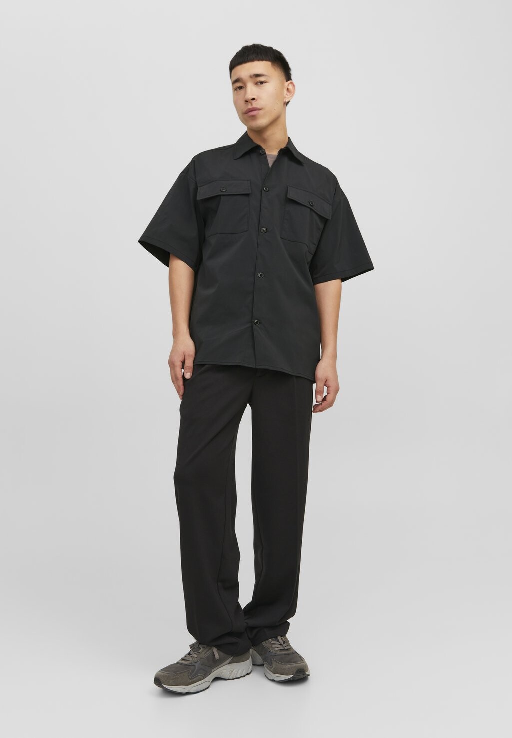 

Рубашка KURZARMHEMD TRACK Jack & Jones, черный