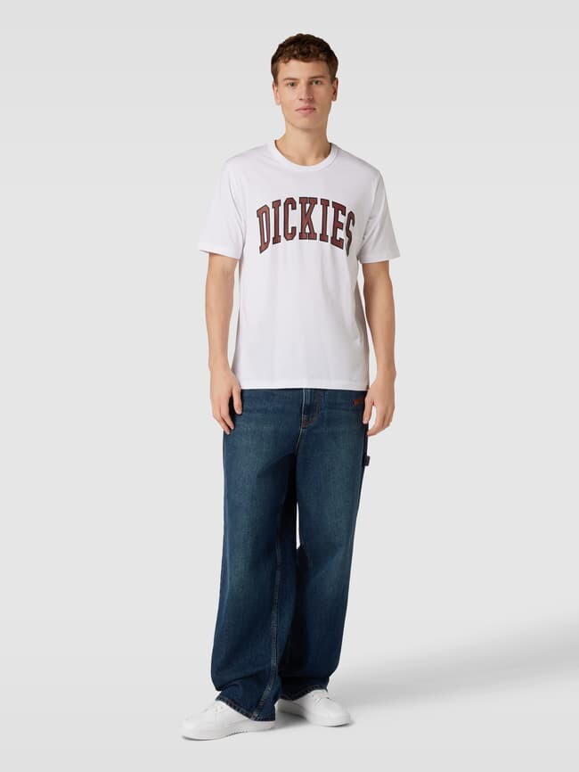 

Футболка с принтом-лейблом модели «AITKIN» Dickies, белый