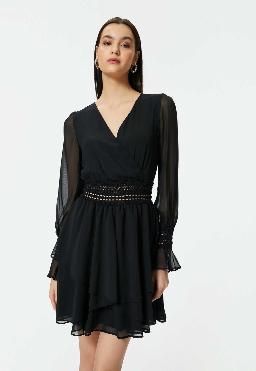 Повседневное платье MINI Koton, цвет black