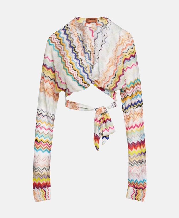 

Топ с запахом Missoni Mare, сирень
