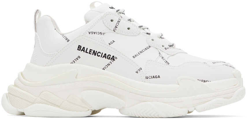 

Balenciaga Белые кроссовки Triple S