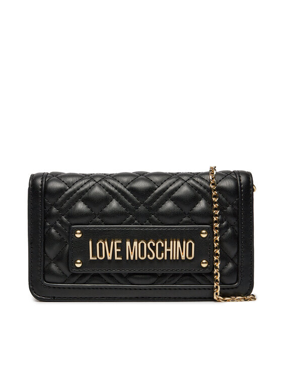 

Большой женский кошелек Love Moschino, черный