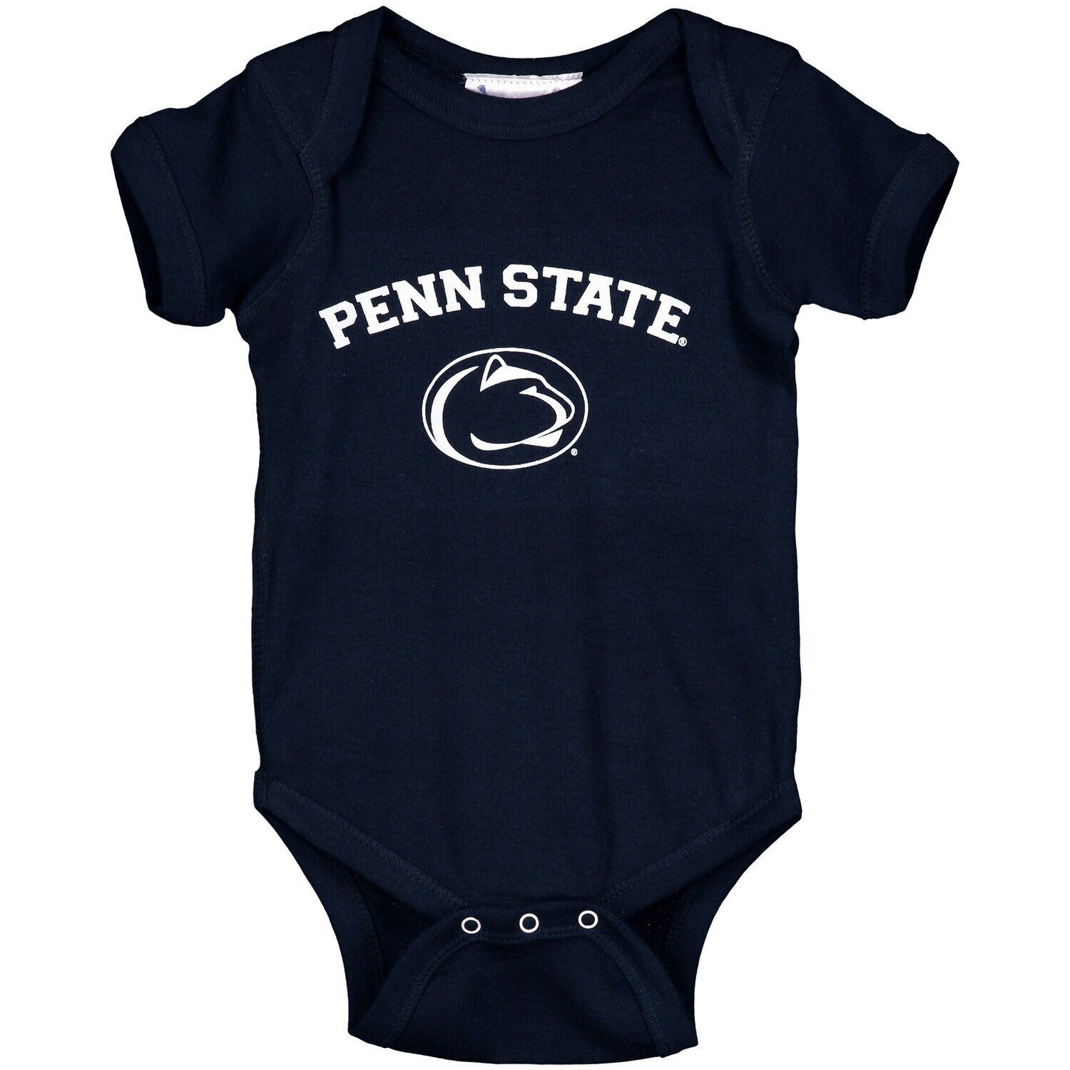 

Темно-синее боди Penn State Nittany Lions Arch & Logo для младенцев Unbranded