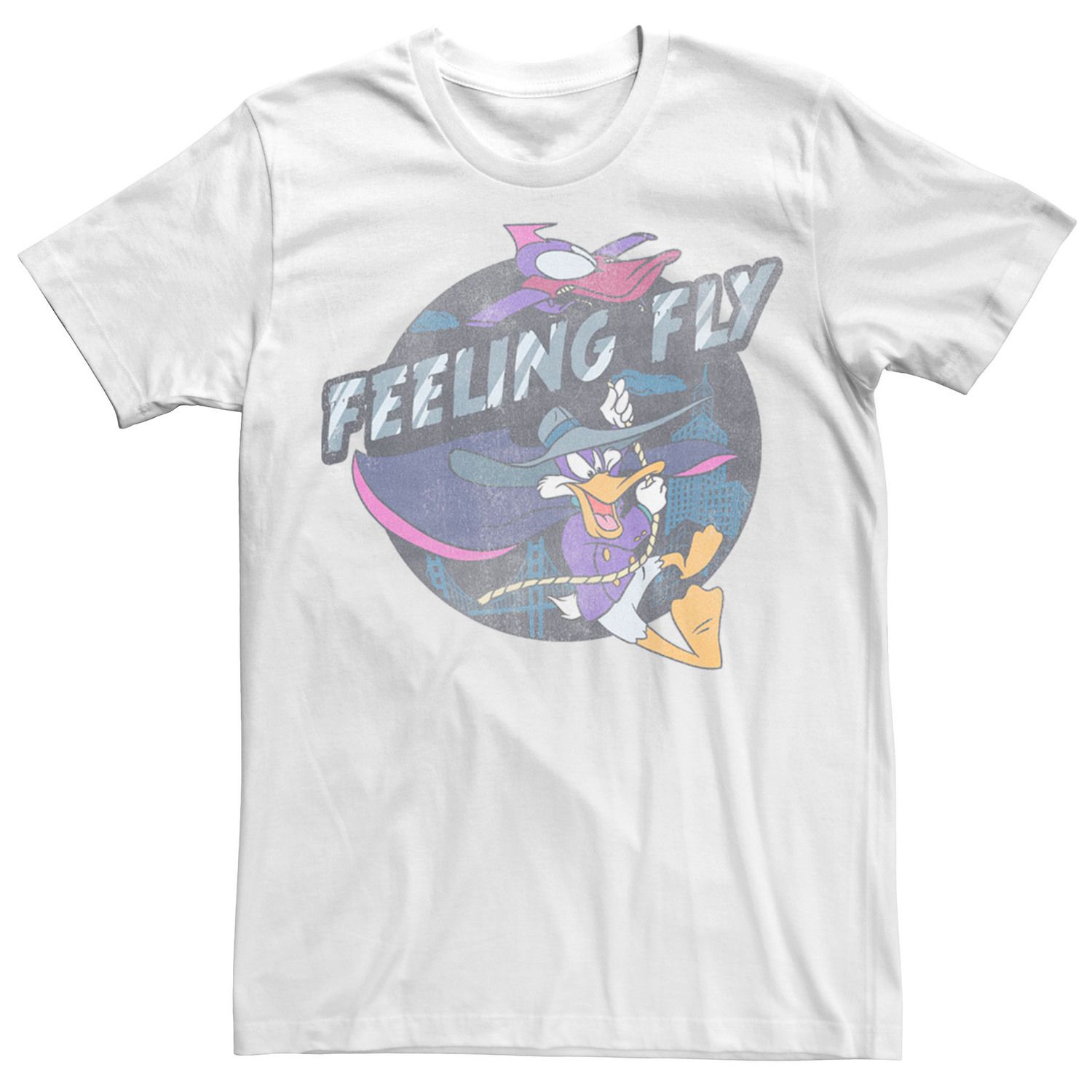 

Мужская футболка Disney Darkwing Duck Feeling Fly Portrait Licensed Character