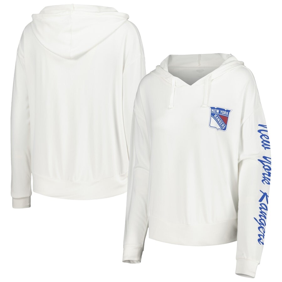 

Футболка с длинным рукавом Concepts Sport New York Rangers, белый