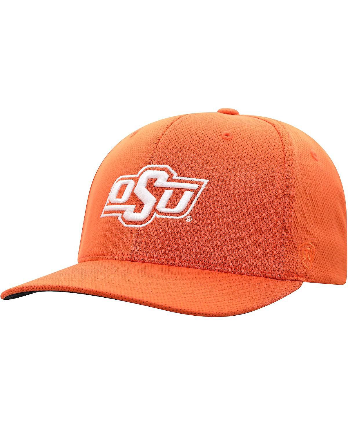 Мужская оранжевая гибкая кепка с логотипом Oklahoma State Cowboys Reflex Logo Top of the World