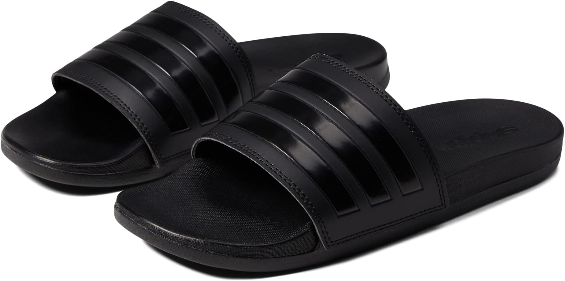 Шлепанцы Adilette Comfort Slides adidas, цвет Black/Black/Black 1