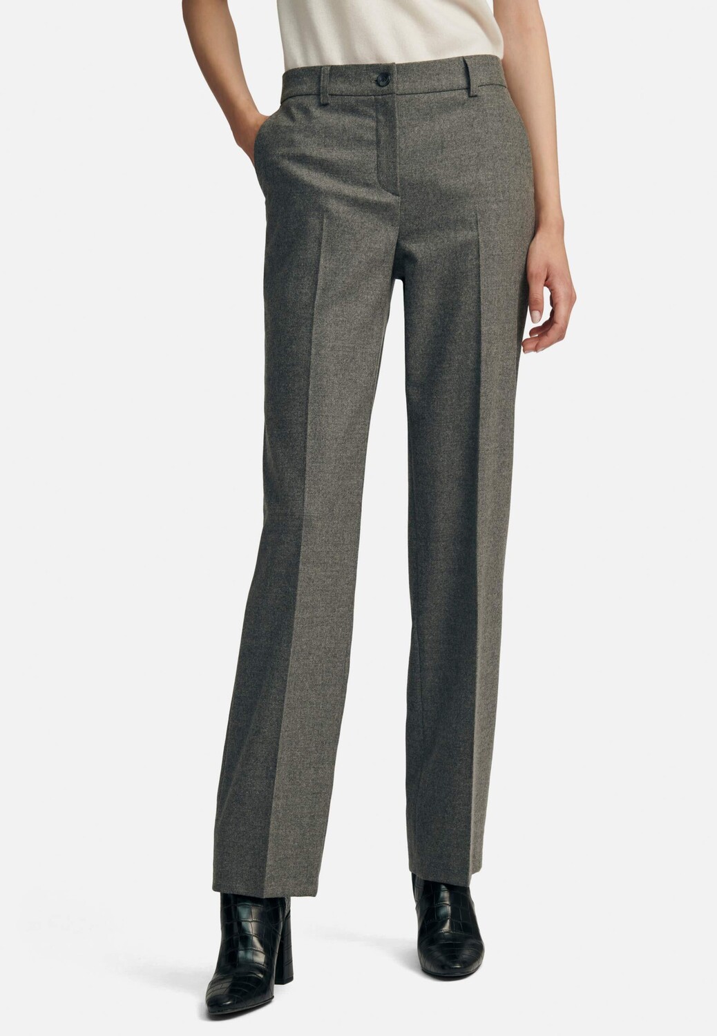 

Брюки FADENMEISTER BERLIN Hose new wool, серый меланж